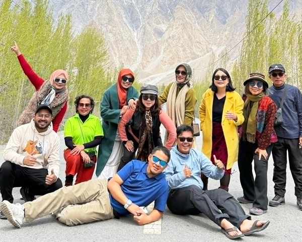 indonesian client at hunza valley