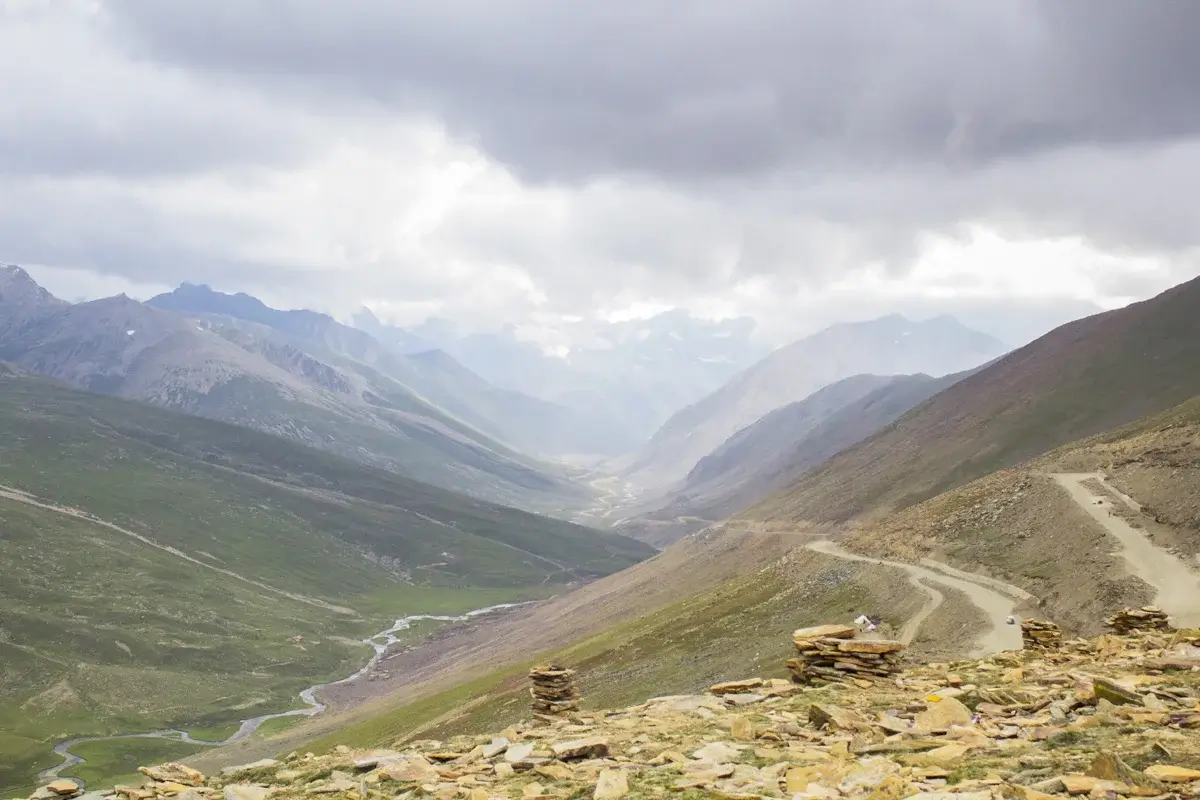 Babusar Pass at 4,173 metres, connecting Kaghan valley to the Karakoram Highway