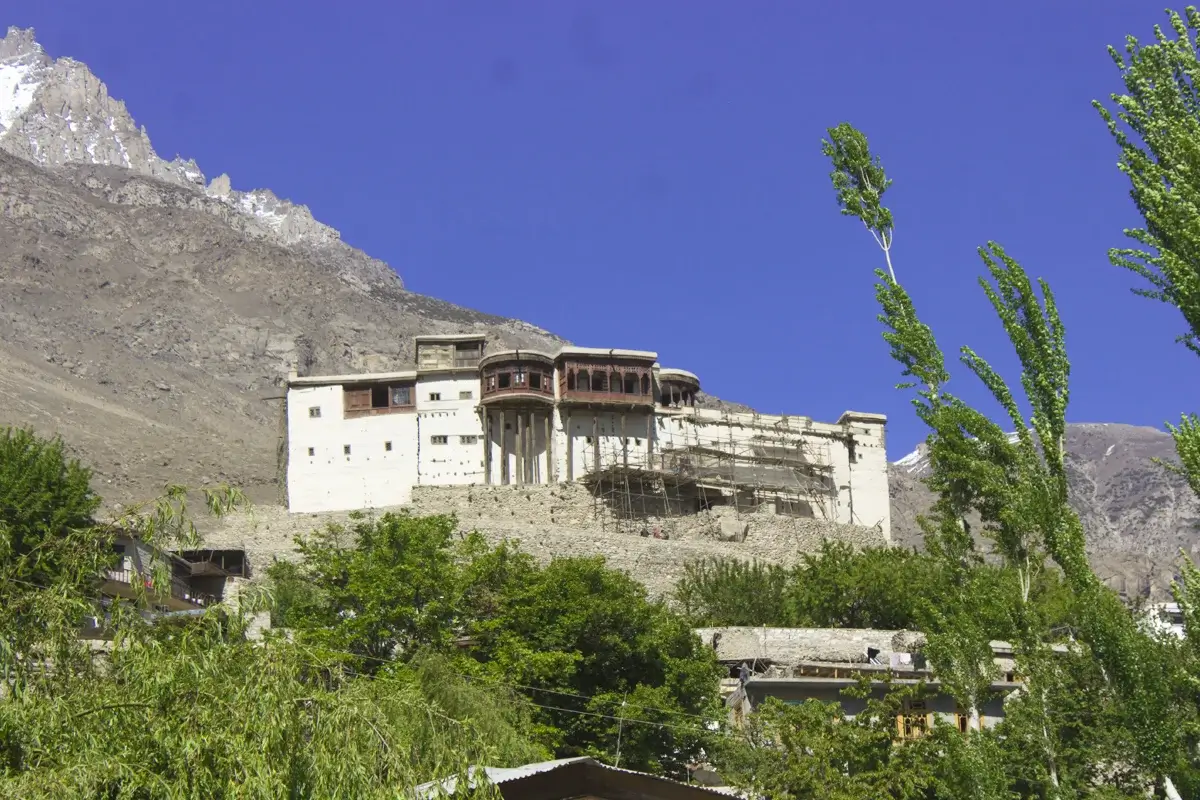Baltit Fort above Karimabad, seat of the Mirs of Hunza, Gilgit-Baltistan