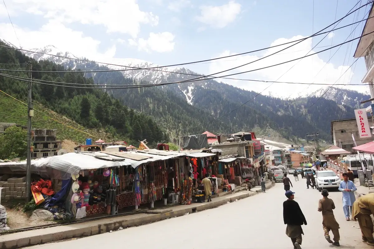Hotel overlooking the Kunhar river in Naran, Kaghan Valley