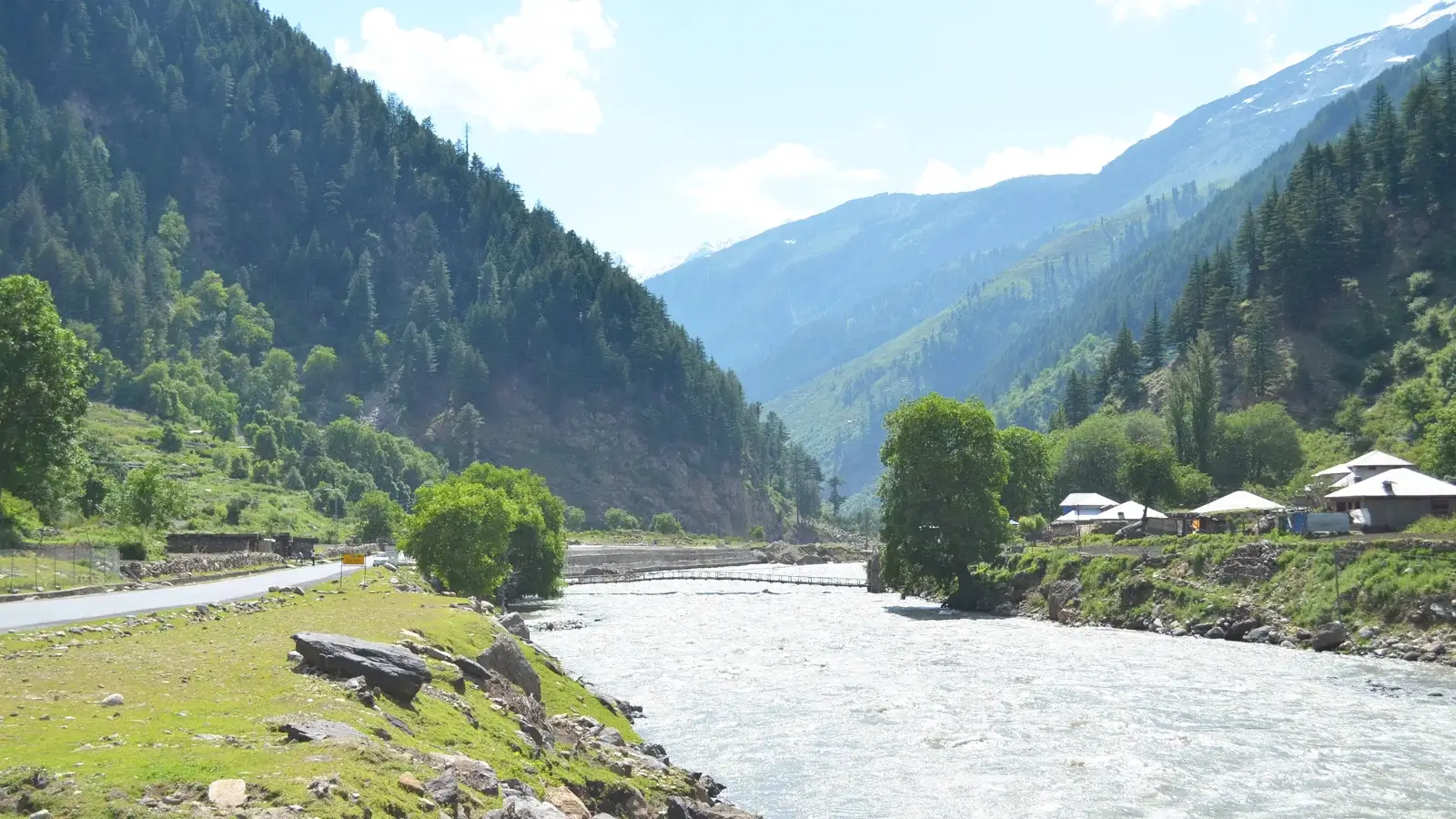 Kunhar river running through the Kaghan valley near Naran, Khyber Pakhtunkhwa