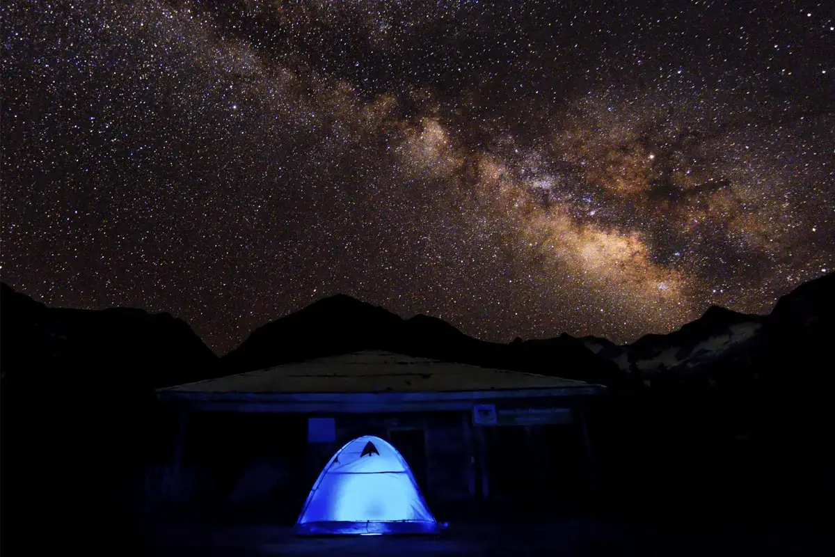 Night sky over Fairy Meadows with no artificial light, Gilgit-Baltistan
