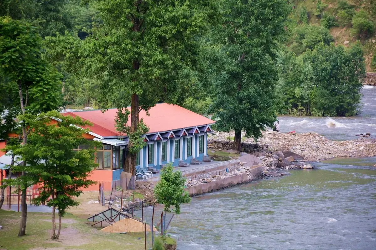 Riverside guest houses in Keran, Neelum Valley, Azad Kashmir