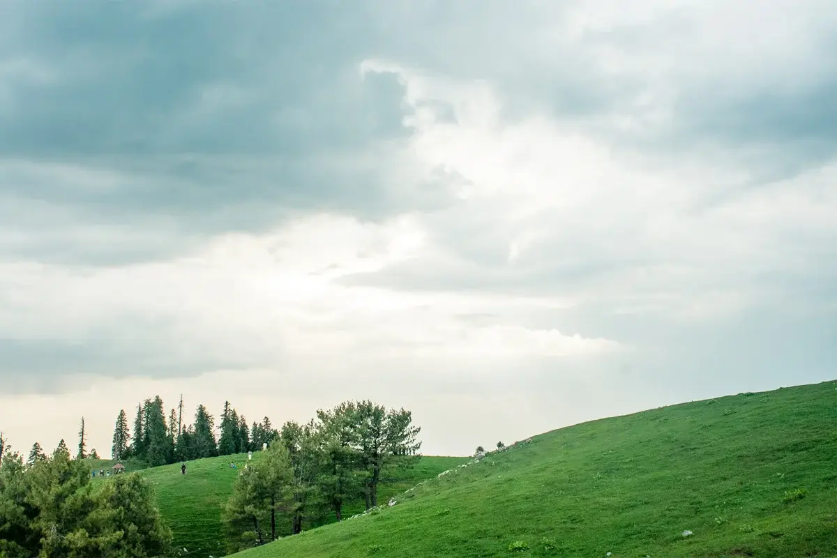 View from Mukshpuri peak above Nathia Gali, Galiyat