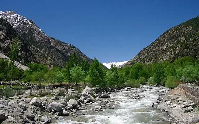 Bumburet valley in the Kalash valleys of Chitral district