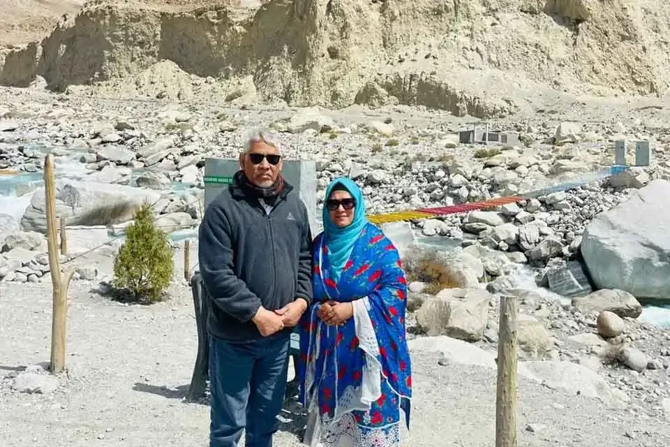 Guest from Bangladesh visiting Hunza Valley