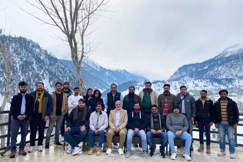 Corporate group on a motor tour to Swat and Kalam