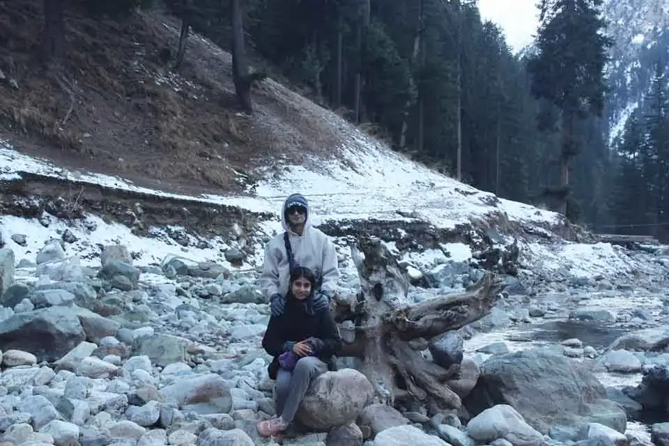 Couple from Karachi at Mahodand Lake, Swat