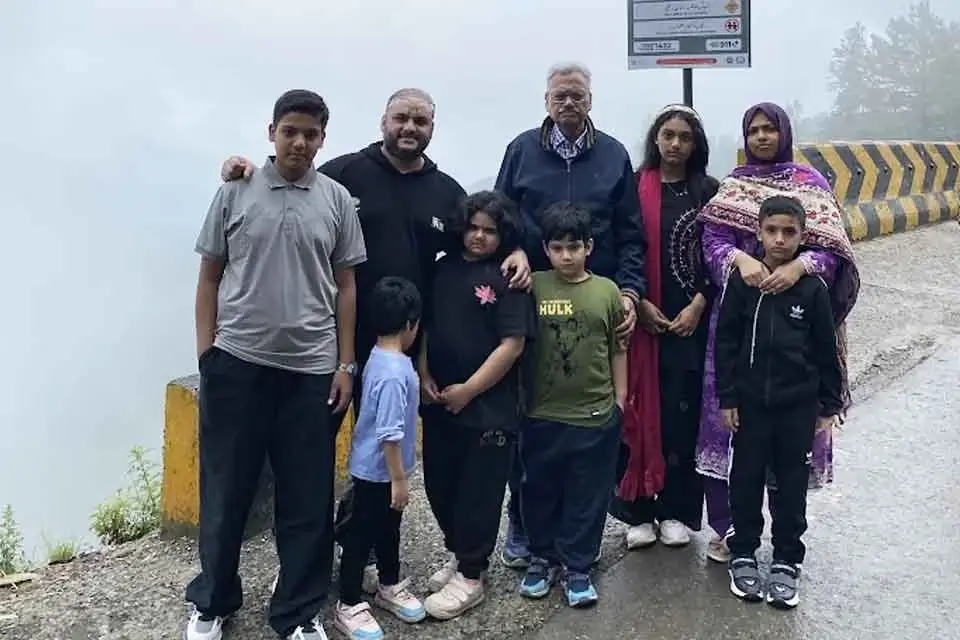 Family on tour in Murree and Nathia Gali