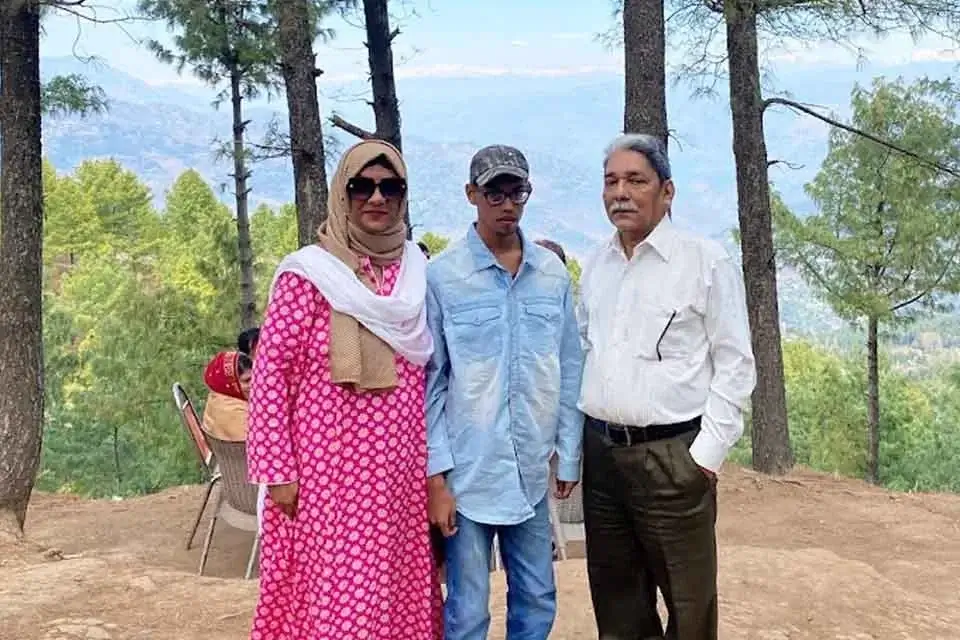 Family from Bangladesh visiting Murree