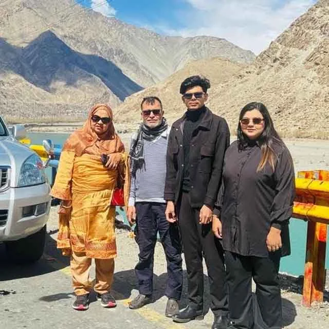 Family from Bangladesh in Skardu Valley