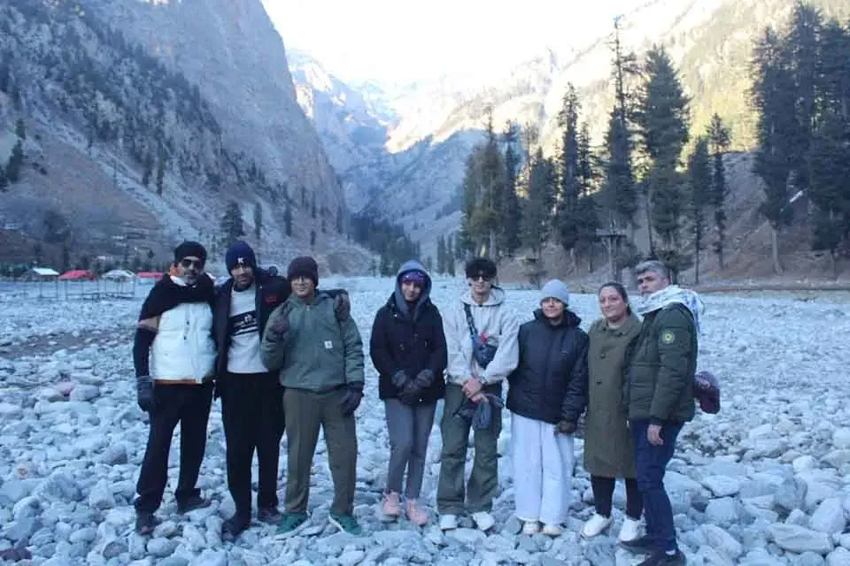 Family from Karachi at Mahodand Lake, Kalam