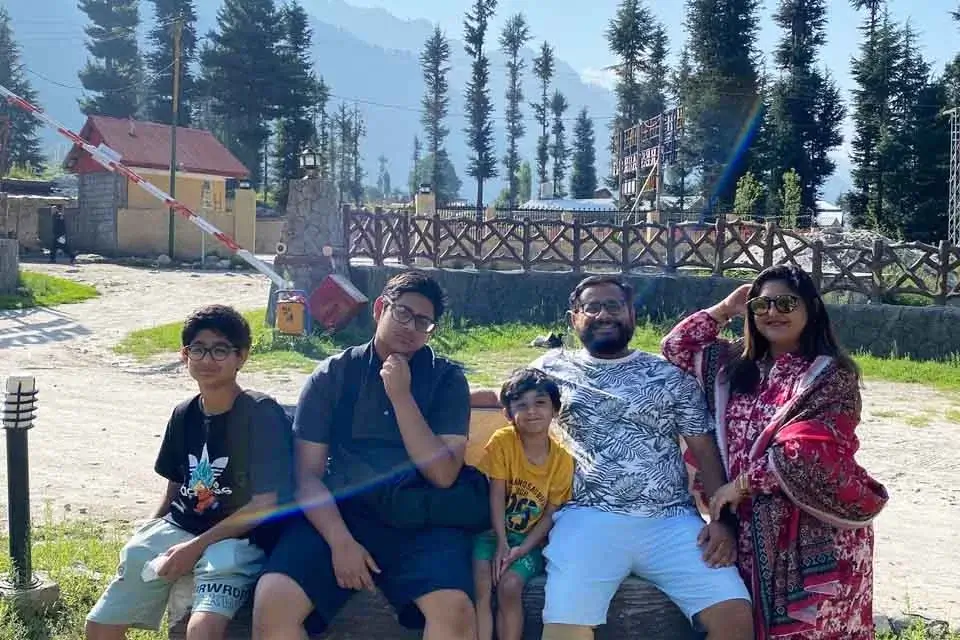 Guest from Islamabad enjoying Kumrat Valley