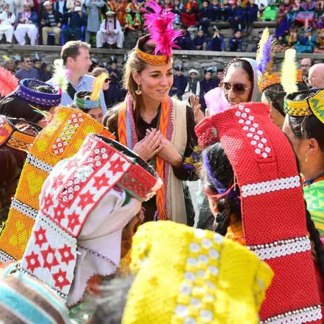 Kalasha festival dancing in Bumburet valley, Chitral