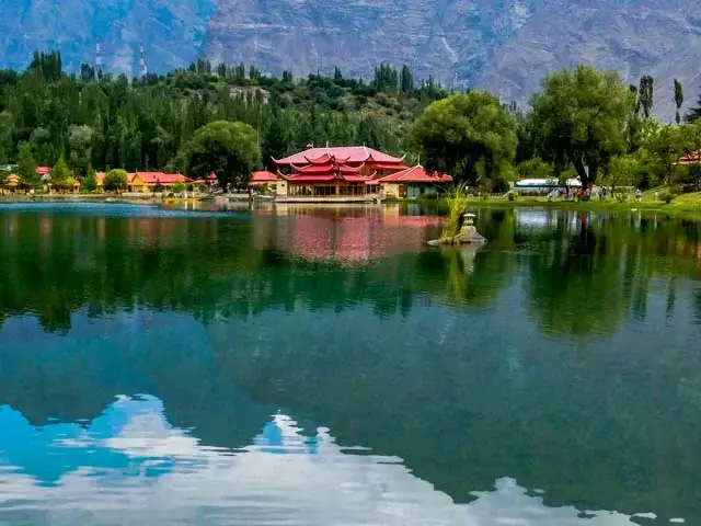 Lower Kachura Lake at Shangrila Resort, Skardu
