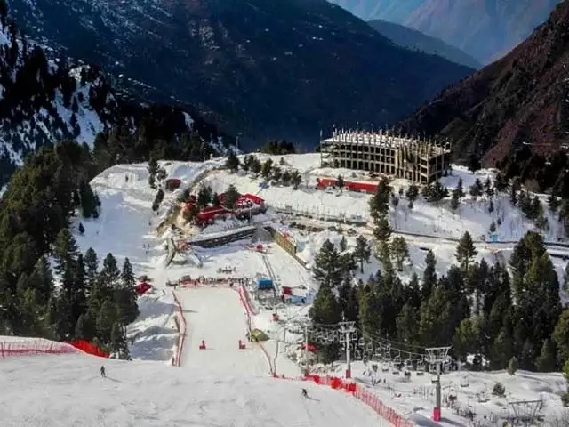Malam Jabba chairlift and ski slope, Swat