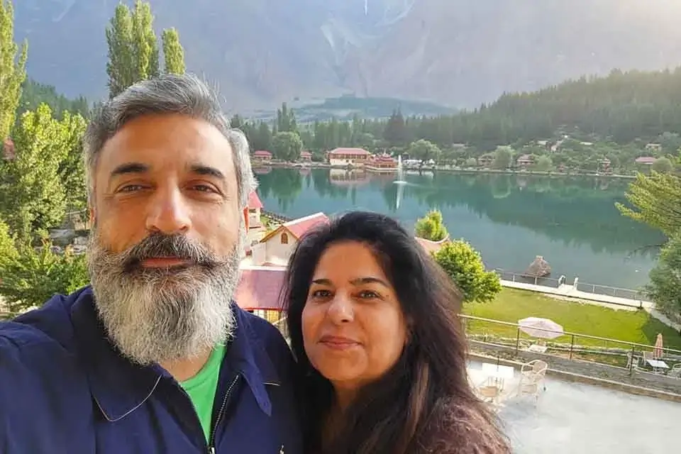 Overseas Pakistani guest at Lower Kachura Lake, Skardu