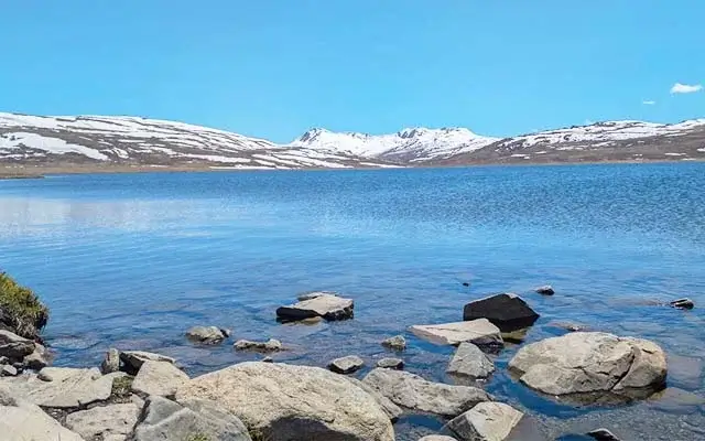 Sheosar Lake on the Deosai plateau above 4,000 metres