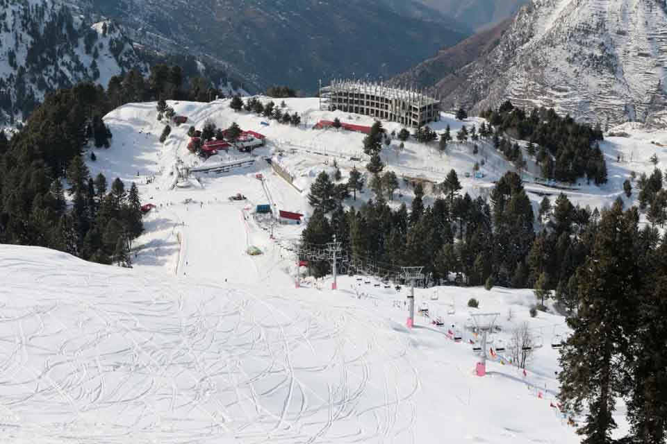 Malam Jabba chairlift and ski slope, Swat