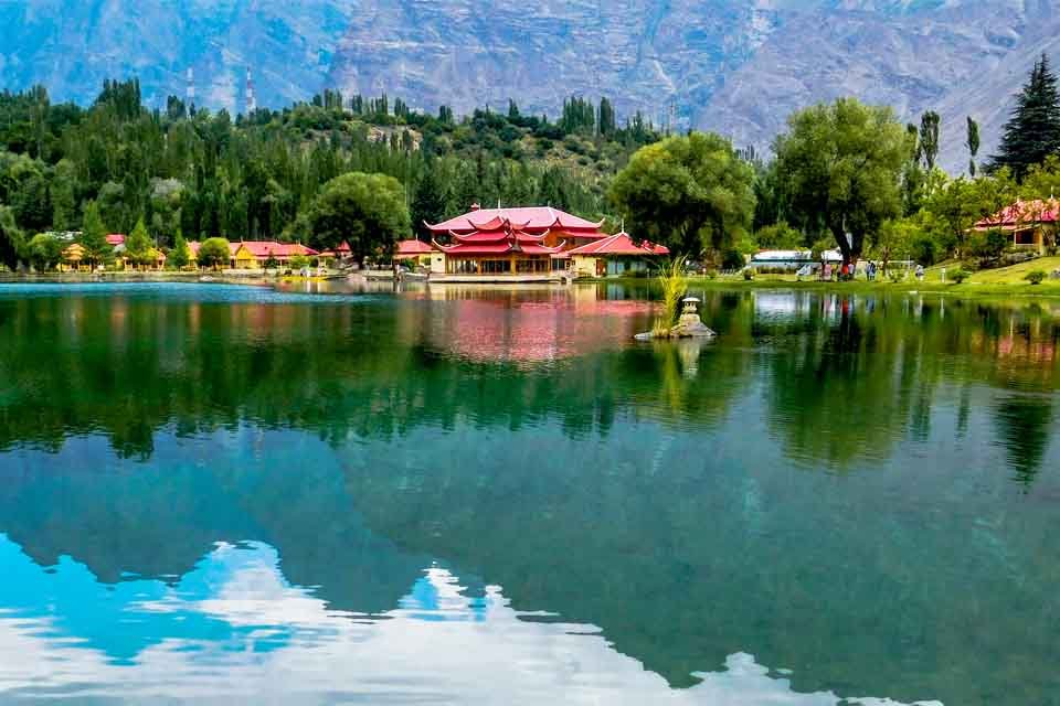 Lower Kachura Lake at Shangrila Resort, Skardu, Gilgit-Baltistan